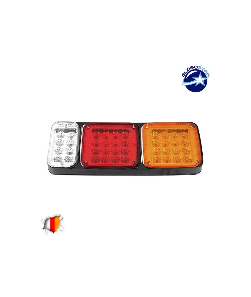 Πίσω Φανάρι Φορτηγού 40 LED 24 Volt Universal Αδιάβροχο IP66 GloboStar 75495